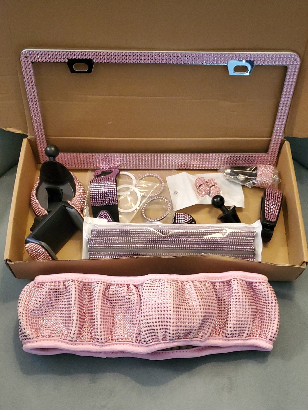 Pink Sparkle  Car  Accessories ..